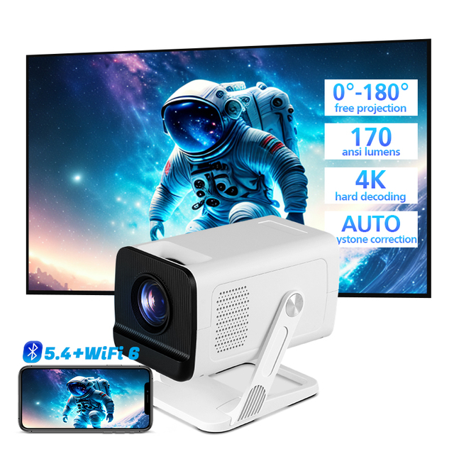 Hotack X1AR Native 1280X720P Resolution Smart WiFi Phone Proyector Portable Outdoor Movie Projector HD Home Theater Projecteur