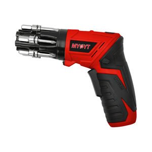 MYOYT 4CSD06 4V 무선 스크류 드라이버 1300mAh 리튬 이온 배터리 3.5N.m 최대 토크 180rpm 1/4 "마그네틱 척 ABS 핸들 LED 조명 - Product Image 4