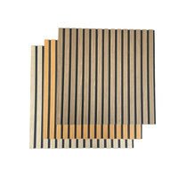 Panneaux muraux acoustiques en lattes de bois WPC PVC durables - Écologiques, imperméables et ignifuges pour hôtels, cuisines, halls et utilisation extérieure