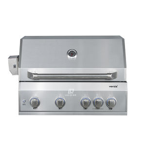 יוקרה נייד בנוי ב-<span class=keywords><strong>bbq</strong></span> גריל עם מבער מתלה התחממות 30 אינץ 'גן שולחן מנגל נירוסטה קל נקי - Product Image 1