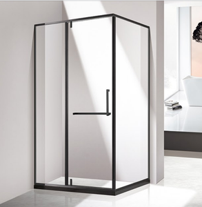 Hotel Double Bypass Soft Close Bathroom Tempered Glass <strong>Shower</strong> <strong>Screen</strong> Polished Stainless Steel Handle Sliding Glass <strong>Shower</strong> Door - Product Image 6