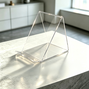 Soporte de Acrílico Transparente <span class=keywords><strong>para</strong></span> Libros, Revistas, Tabletas, Obras de Arte, Exhibidor de Escritorio <span class=keywords><strong>para</strong></span> Biblioteca, Tienda, Hogar, Oficina, Decoración - Product Image 2