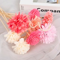 Promotionnel En Gros 15PCS Rose Série Fleur Rotin Parfums Reed Diffuse Bâton Bricolage Ornements Décor À La Maison