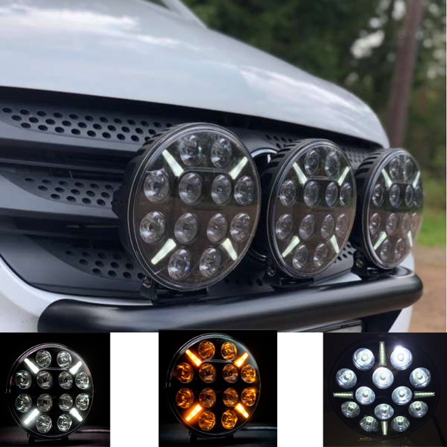 super bright 9inch round heavy duty work light Spotlight Truck