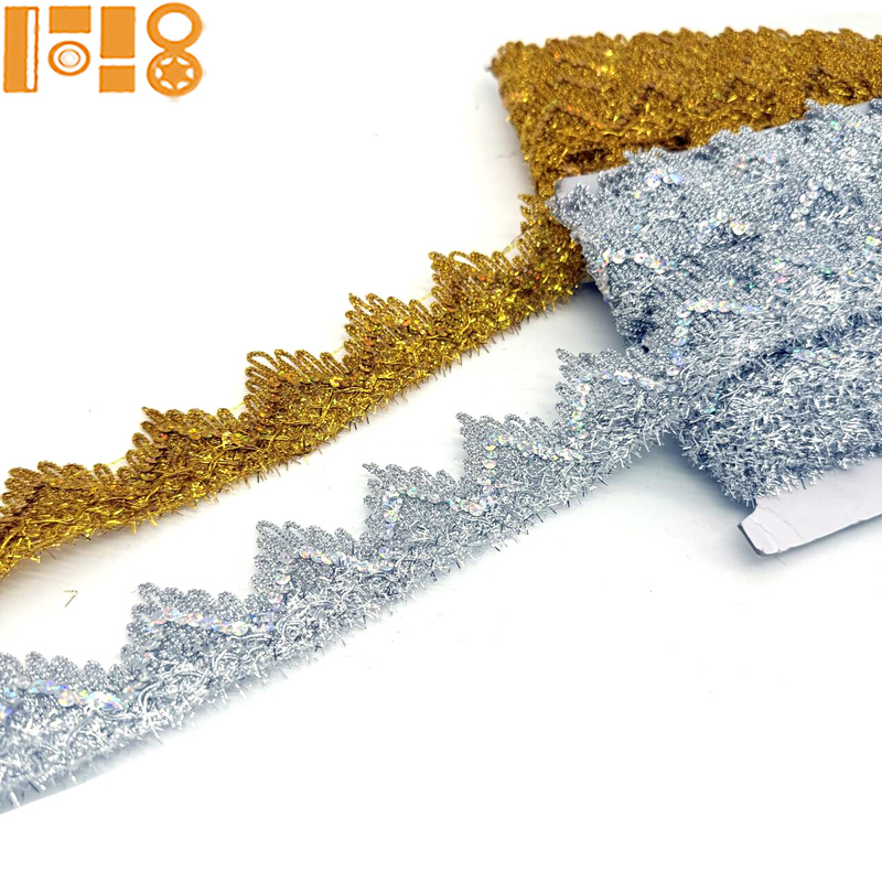 In Stock 8 Shape Braided Sequin