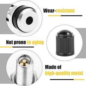 Válvula sin Cámara con Tapa Antipolvo para Neumáticos de Automóviles y Motocicletas W111 LX-16, Repuesto para Reparación - Product Image 4