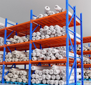 Nhiệm Vụ Nặng Nề <span class=keywords><strong>Pallet</strong></span> Lưu Trữ Giá Cho Vải Cuộn Kho Kim Loại Kệ Cho Ngành Công Nghiệp Dệt May - Product Image 2