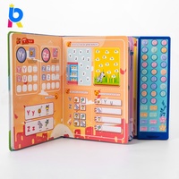 Livre audio éducatif pour enfants, personnalisé, écologique, à plat, avec débossage, pour l'apprentissage musical, fabrication en gros