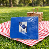 Lona de Alta Calidad Tipo K para Picnic, Lona de HDPE, Material de PE, Superficie Mate Impermeable, 40-80 GSM, Personalizable