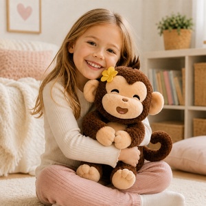 Produttore di Giocattoli in Peluche Personalizzati OEM ODM, Pupazzo di <span class=keywords><strong>Scimmia</strong></span> Morbido in Peluche da <span class=keywords><strong>Disegno</strong></span> Artistico, Regalo per Bambini - Product Image 2