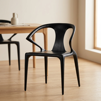 Chaise de salle à manger nordique de luxe avec pieds en bois pour restaurant et hôtel, mobilier d'intérieur
