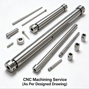 Eje de Bicicleta de Carreras Hueco de Titanio Gr5 para Mecanizado CNC, con Tratamiento de Superficie DLC de Precisión y Pasador Expulsor - Product Image 1