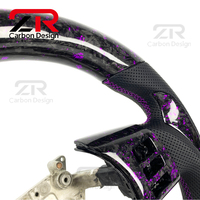 Volant sport personnalisé en fibre de carbone forgée pour Nissan 350Z, compatible avec 370Z GTR R35
