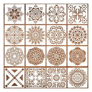 <span class=keywords><strong>Pochoir</strong></span> Mandala de 6 pouces pochoirs muraux modèle de <span class=keywords><strong>peinture</strong></span> réutilisable pochoirs de meubles pour <span class=keywords><strong>tissu</strong></span> en bois - Product Image 1