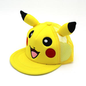 Grossiste <span class=keywords><strong>Pikachi</strong></span> Poke Monster Chapeau seau pour enfants pour Cosplay Cartoon Summer Fisherman Kid Girls Boys - Product Image 3