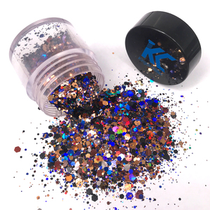 Halloween Đảng Mỹ Phẩm Cơ Thể Long Lanh Sequins Ba Chiều Sequins Đa-Màu Sắc Halloween Móng Tay Nghệ Thuật Chunky Long Lanh - Product Image 5