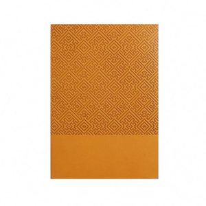 Cuaderno de Cuero Suave con Patrón Geométrico, Diseño Simple y Elegante, de Alta Calidad, Grueso, para Negocios, Oficina, Reuniones - Product Image 6
