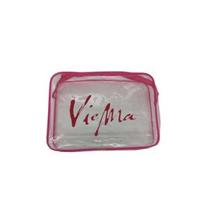 Sac cosmétique transparent en pvc haute valeur de couleur grande capacité sac d'emballage de voyage portable impression logo stockage multifonctionnel - Product Image 1