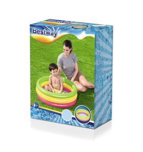 Original auténtico <span class=keywords><strong>Bestway</strong></span> bebé inflable Piscina <span class=keywords><strong>redonda</strong></span> piscina infantil bañera océano PISCINA DE BOLAS 51128 - Product Image 4