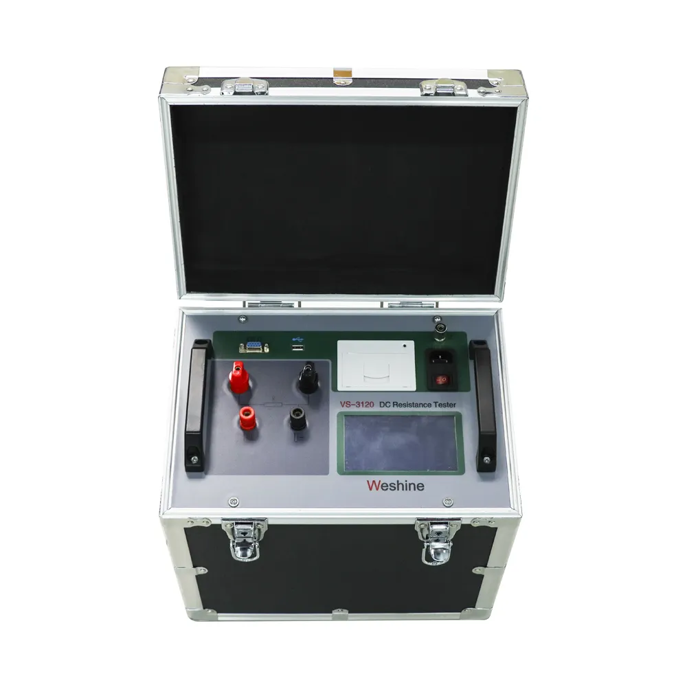 10A 20A Digital Power distribution Transformer DC Winding Low Resistance Micro Ohmmeter Tester Test Set Tool Kit 20A 40A