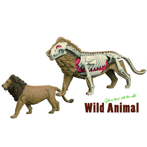 Kit de jouets scientifiques bricolage Offre Spéciale pour tous Puzzle 3D ensemble d'animaux sauvages avec organes d'anatomie en plastique <span class=keywords><strong>jeu</strong></span> de squelette pour enfants - Product Image 5