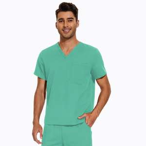 42019 Scrubs personnalisés avec col, uniformes de médecin, ensembles de scrubs pour femmes, ensemble de scrubs médicaux et infirmiers, uniformes d'infirmière médicale - Product Image 4