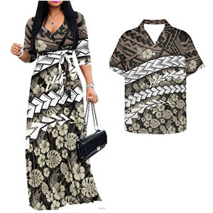 Conjuntos de <span class=keywords><strong>Ropa</strong></span> <span class=keywords><strong>para</strong></span> Parejas con Estampado Tropical Verde, Vestido Casual <span class=keywords><strong>para</strong></span> <span class=keywords><strong>Mujer</strong></span> de Talla Grande, Camisas Hawaianas <span class=keywords><strong>para</strong></span> Hombre, <span class=keywords><strong>Ropa</strong></span> <span class=keywords><strong>para</strong></span> Fiestas en la Isla - Product Image 4