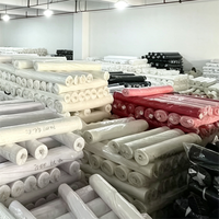 Tissu en microfibre 100 % polyester brossé, tissé, léger, uni, large, directement de l'usine, pour matelas, rideaux et textiles de maison