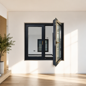 <span class=keywords><strong>Finestra</strong></span> a Battente in Lega di Alluminio Personalizzata con Doppio Vetro Temperato per Villa e Casa - Product Image 1