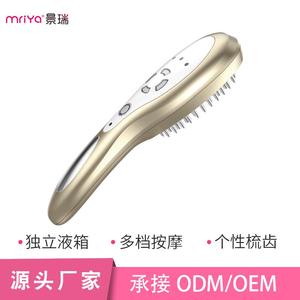 Electric Scalp Massage Comb Gold With Serum Application For Hair Loss Care - Product Image 4