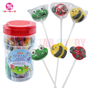 Divertido animal lindo <span class=keywords><strong>Bee</strong></span> flog escarabajo piruleta caramelo duro para niños - Product Image 5