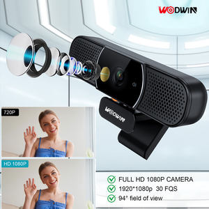 Cámara de Conferencia 2K USB, Webcam HD para videoconferencia, PC, con micrófono y altavoz - Product Image 4