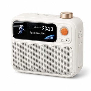 Altavoz Inalámbrico <span class=keywords><strong>Divoom</strong></span> FlowToo, Altavoz Pequeño de Estilo Retro para Escritorio, Regalos, Pantalla LCD, Ruido Blanco para Dormir, Sonido Envolvente de Alta Fidelidad - Product Image 1