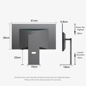 QD-OLED Display 27 Inch 2K 360Hz OLED Gaming Monitor Type-<b>C</b> 90W Reverse Charging Screen Esports PC Computer Monitor 27 Inch - Product Image 5