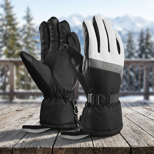 Guantes de esquí y snowboard para mujer, impermeables, resistentes al viento, con pantalla táctil, cálidos, térmicos, para invierno, para deportes de nieve al aire libre - Product Image 4