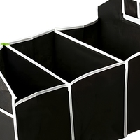 Organisateur de coffre de voiture pliable en polyester, durable et pliable, pour le rangement de marchandises en gros