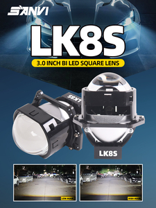 Nuevo Proyector de Faros Delanteros SANVI LK8S Bi-LED de 3 Pulgadas, 6000K, Doble Reflector de Alta Claridad, 12V 60W 10000 Lúmenes para Automóvil - Product Image 2