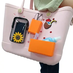 Summer Products Holder for Phone Rubber Bracket Mobile Phone Holder Ornament Accessories Compatible with Beach Bags