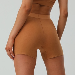 Phụ Nữ Trắng Bông Đầy Đủ Tóm Tắt Cao Eo Rộng Ban Nhạc Quần Short Boxer Quần Lót Rắn Mô Hình Của Phụ Nữ Quần Short Quần Short Và Boyshorts - Product Image 5