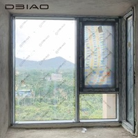 Ventanas Corredizas de Aluminio Modernas con Estándar NFRC, Doble Vidrio Templado, Insonorizadas, Ventanas Fijas Grandes para Dormitorio y Villa de Lujo