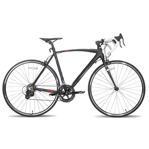 Vélo de route pour adulte avec cadre en aluminium 55cm/60cm, roues 700c, fourche en acier, freins à étrier, selle confortable, fabrication chinoise - Product Image 1