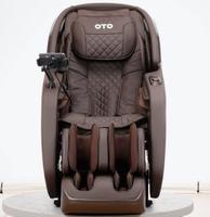 Fauteuil de massage électrique inclinable à poussée unique avec disque de pétrissage profond pour les mollets et rouleaux de massage pour les pieds à 3 rangées