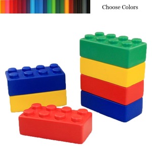 3inch mềm PU bọt gạch căng thẳng Đồ chơi tùy chỉnh-logo hình dạng mini gạch đồ chơi chống căng thẳng bóp đồ chơi cho trẻ em - Product Image 2
