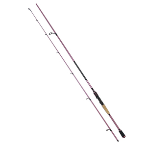 Newbility – <span class=keywords><strong>canne</strong></span> à pêche spinning <span class=keywords><strong>rose</strong></span> en carbone 2.4m, 2 sections 24T - Product Image 2