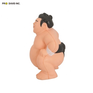 Balle anti-stress amusante en forme de lutteur de sumo, couleur et logo personnalisés, certifiée sécurité, jouet de décompression pour enfants et adultes, cadeau anti-stress - Product Image 4
