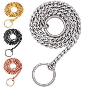 سلسلة نقوش صلبة فاخرة للكلاب بشعار مخصص 3*4*5 طوق خانق - Product Image 1