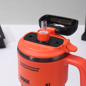 Vaso Térmico <span class=keywords><strong>Cyber</strong></span> Mecha de 1000 ml, de Acero Inoxidable, Doble Pared, Aislado al Vacío, para Viaje - Product Image 4
