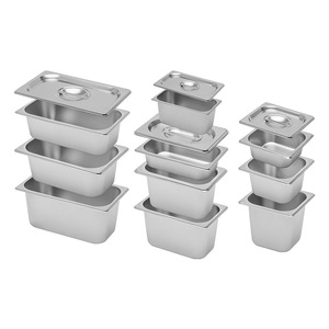 Bonaiisi — poêle à aliments en acier inoxydable 304, fournitures d'hôtel et de Restaurant, récipients gastro norm, pour plats à friser, livraison gratuite - Product Image 5