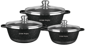 高級調理鍋セット 6点セット ノンスティック グラナイト調理器具セット 料理愛好家向け - Product Image 6