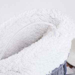 Bantalan pemanas kaki elektrik, penghangat kaki penghangat kaki mewah untuk musim dingin kantor - Product Image 3